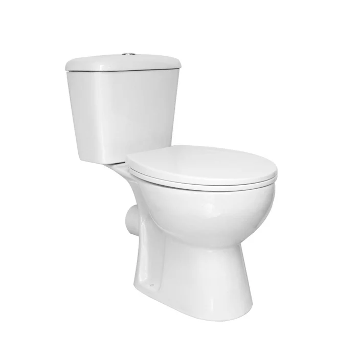 Flow Essential Closed Coupled Toilet Pack with Soft Close Seat