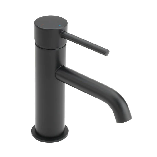 Pisa Round Black Basin Tap