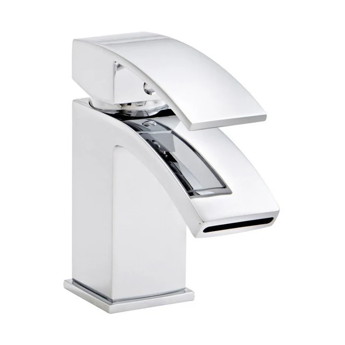 Naples Flat Spouted Lever Basin Tap