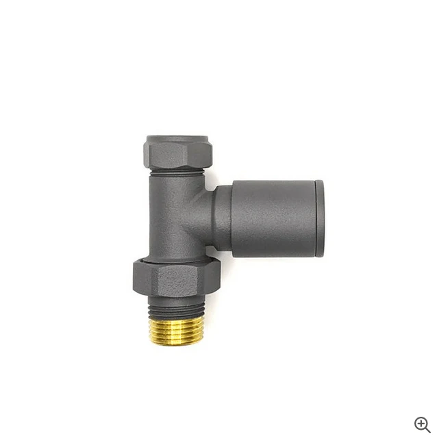 Radiator Valves Anthracite Straight
