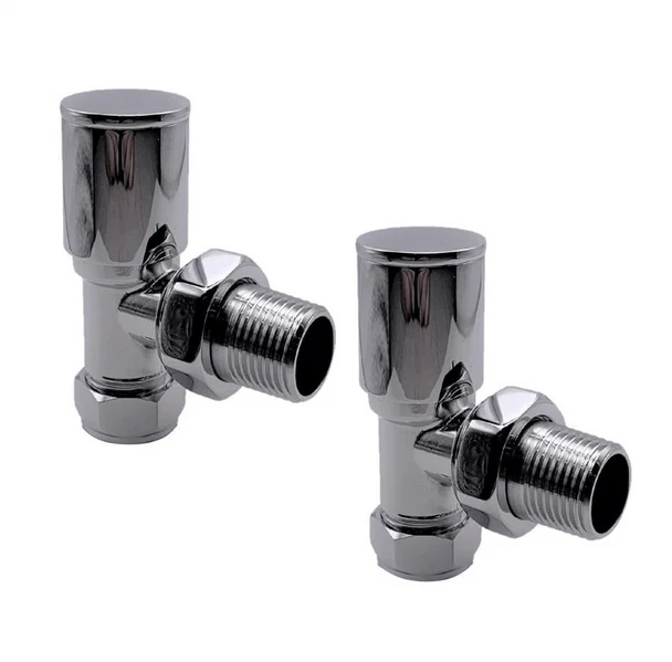 Chrome Angled Radiator Valves