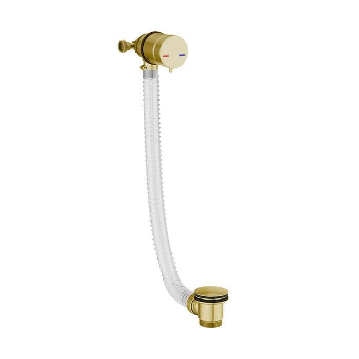 Bath Tap Overflow Kit Brushed Brass