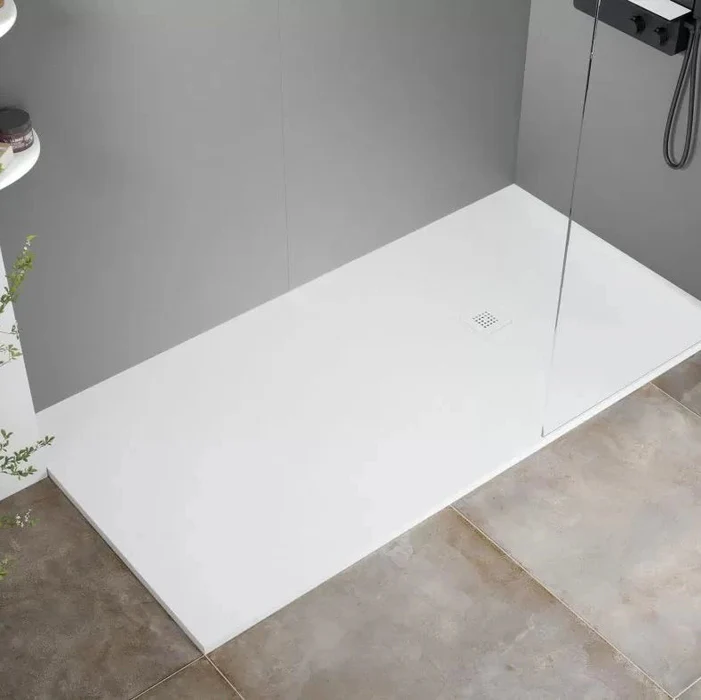 Andora 1400 x 900mm Slate Shower Tray White
