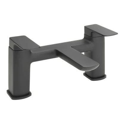 Capri Black Bath Filler Tap