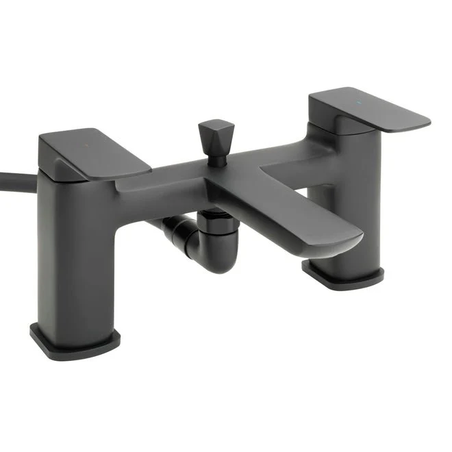 Capri Black Bath Shower Mixer Tap