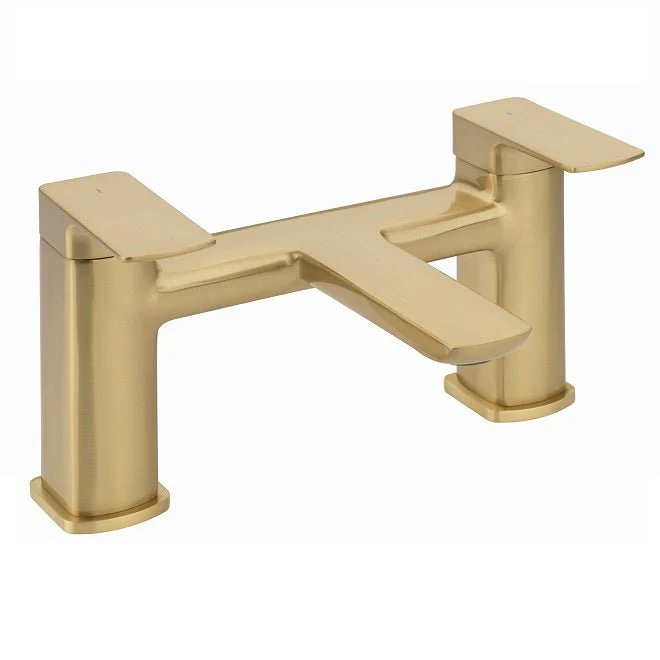 Capri Brushed Brass Bath Filler Tap
