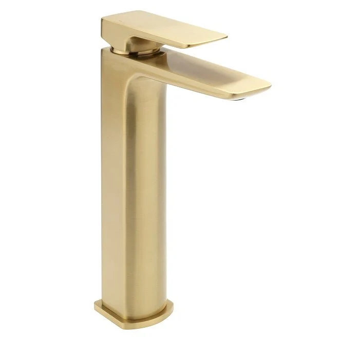 Capri Brushed Brass Tall Basin Tap