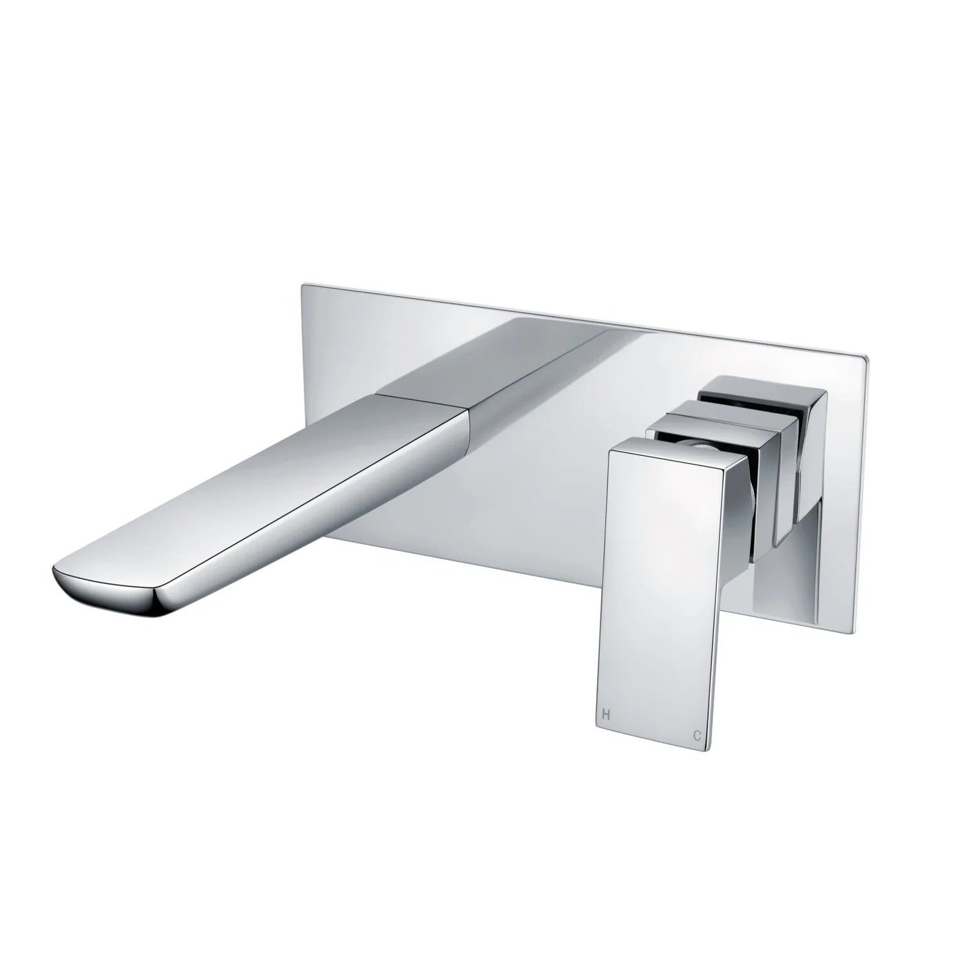 Ravena Chrome Wall Mounted Basin Tap