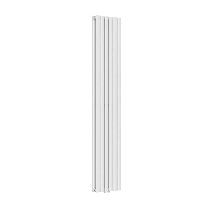 Granada White 1800mm Vertical Round Panel Radiator