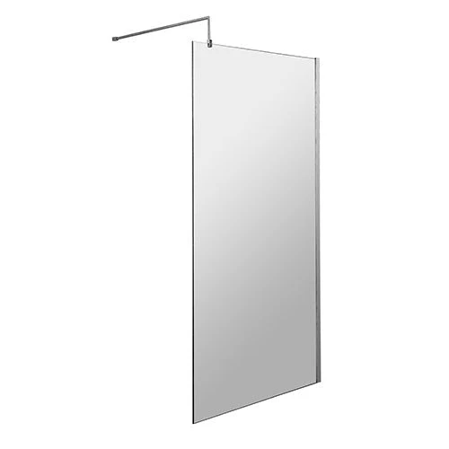 800mm Wet Room Screen Enclosure Chrome