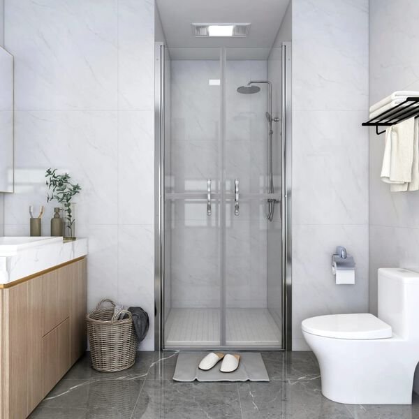 vidaXL Shower Door Clear ESG 71x190 cm