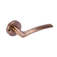 Nemo Lever on Rose Antique Bronze Handle