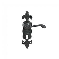 Fleur De Lys Lever Lock Handle