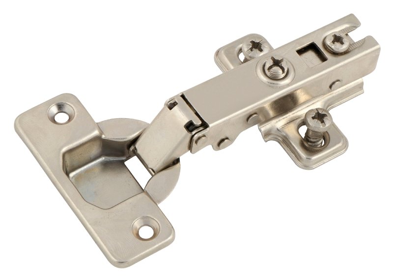 Soft close one piece hinge and plate  2 pack